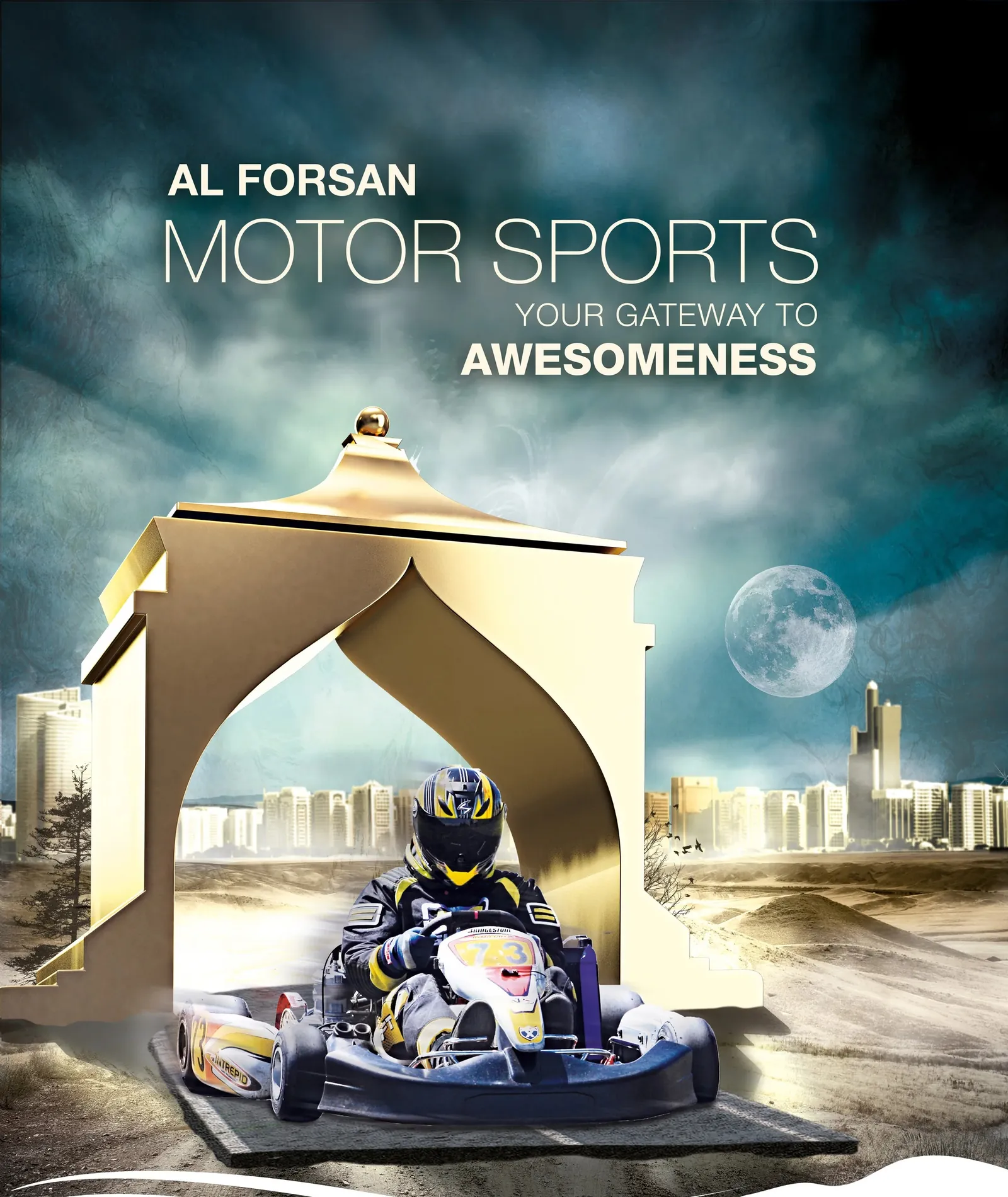 Al Forsan motor sports ad